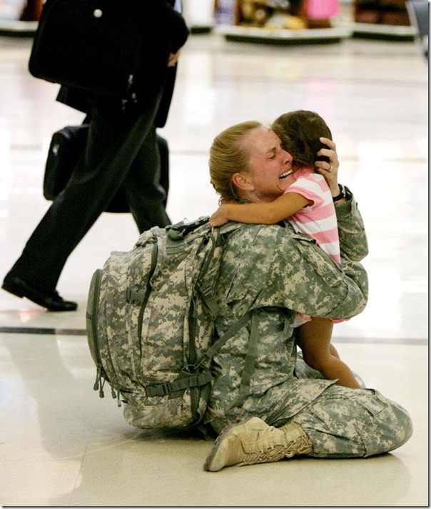 Terri Gurrola is reunited with her daughter after serving in Iraq for 7 months