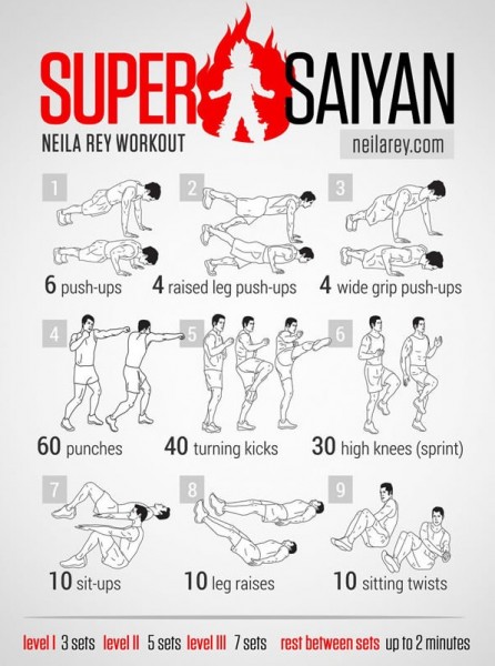 9 EXTRAORDINARY Exercises - Super Saiyan