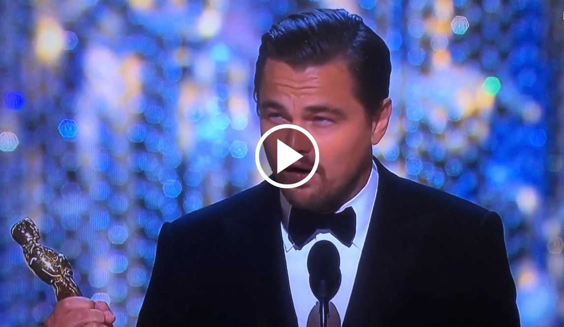 Leonardo DiCaprio FINALLY Won an Oscar but It was His Speech that SHOCKED The World!