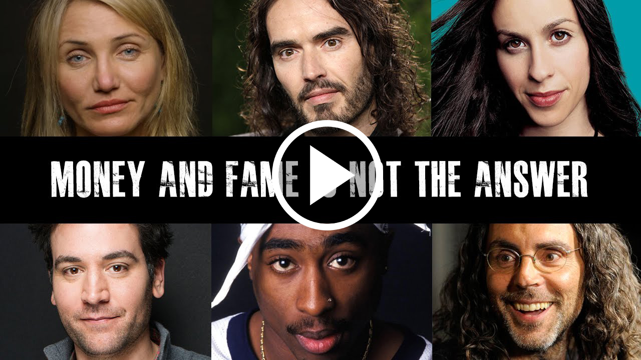 Celebrities Speak Out on Materialism and Fame. THIS Can be The Most POWERFUL Video You'll Ever See!