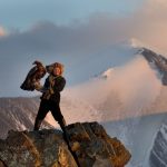 13-year-old eagle huntress in Mongolia.