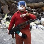 7-year-old Syrian rebel.