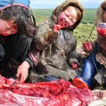 Family meal in Siberia.