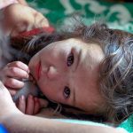 Girl who survived 11 days alone in Siberian forest.