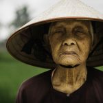 Rice farmer in Vietnam.