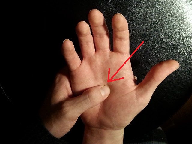 Press THIS Point For 1 Minute