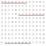 Your Name is Hidden In This Puzzle 2