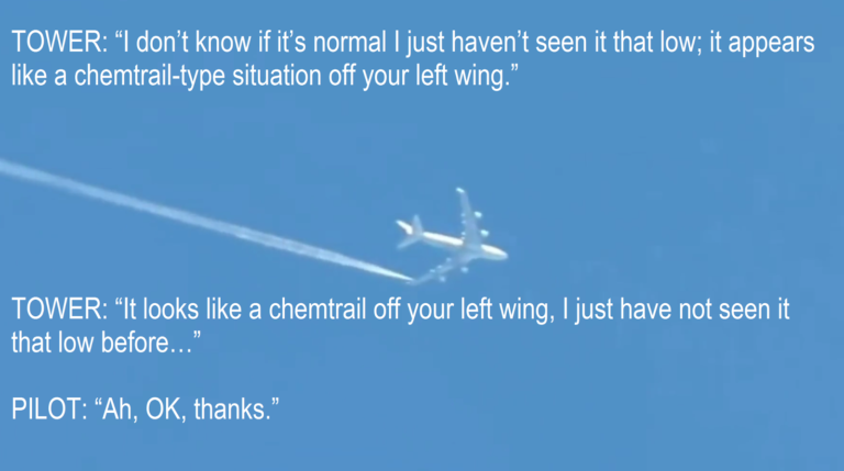 Pilot Have A Chemtrail