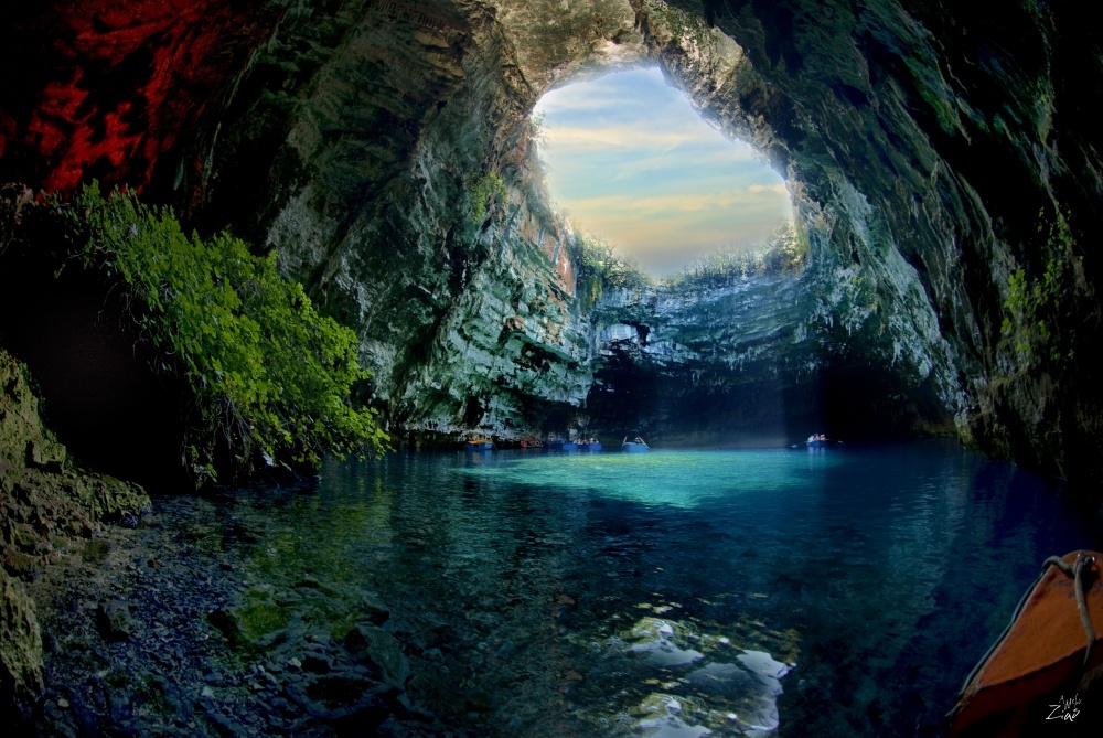 Melissani Cave, Kefalonia, Greece