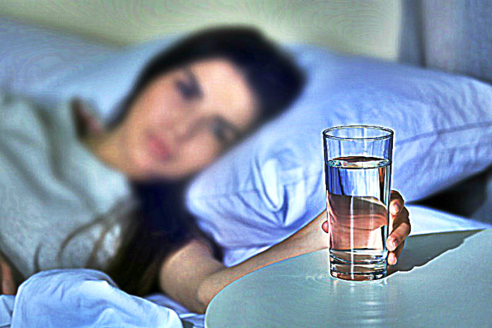 Dont Leave Water Next to Your Bed