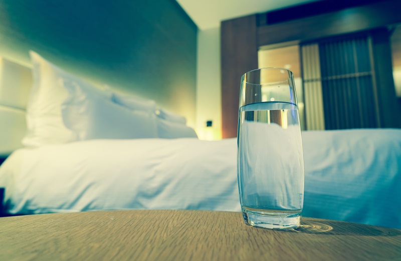 Why you should put a glass of water under the bed at night