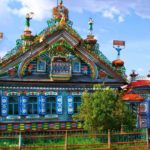 Splendid is the word. The house of Kirillov the blacksmith, Kunara, Russia.