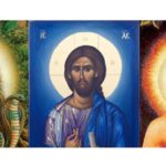 shining circle in the form of a circular glow around their heads