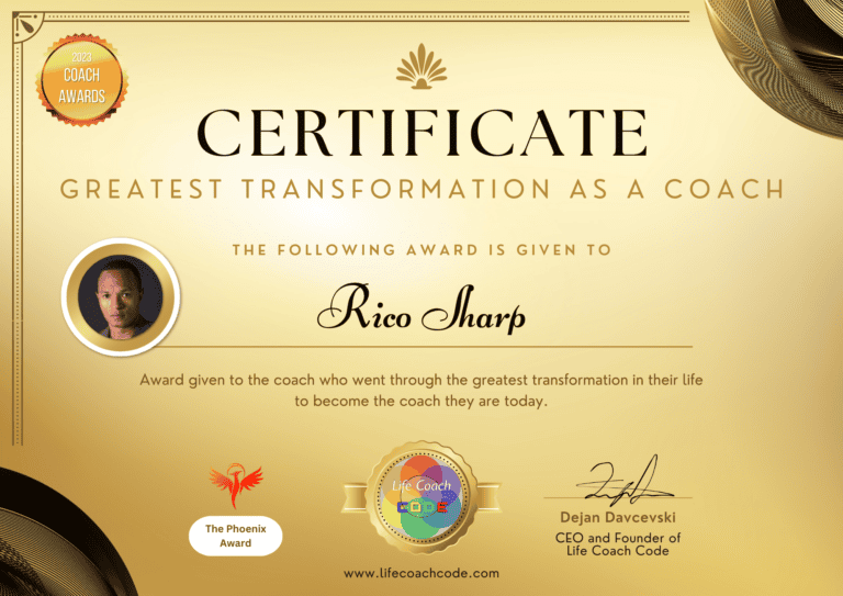 Coach Awards Greatest Transformation The Phoenix Award