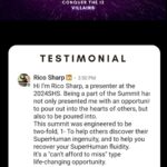 Superhuman Summit Testimonial 1