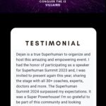 Superhuman Summit Testimonial 16