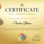Life Coach Award Certificate