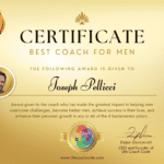 Life Coach Award Certificate
