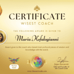 Life Coach Certificate – Maria Kefalogianni